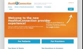 
							         HealtheConnection.org: Connecting Healthcare Providers & Patients								  
							    