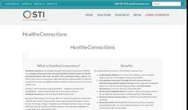 
							         HealtheConnections - STI								  
							    