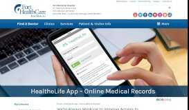 
							         HealtheLife App - Online Medical Records - Fort HealthCare								  
							    