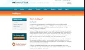 
							         Healthgram - Gateway Health Alliance								  
							    