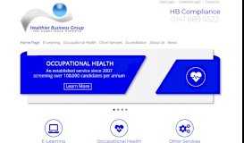 
							         Healthier Business Group: Home Page								  
							    