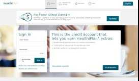 
							         HealthiPlan® Patient Financing - Manage your account								  
							    
