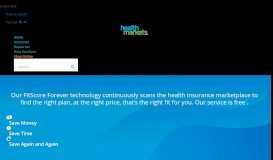 
							         HealthMarkets: Health Insurance Marketplace								  
							    