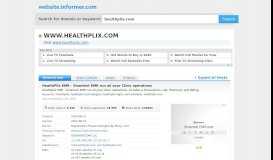
							         healthplix.com at WI. HealthPlix EMR - Smartest EMR run all ...								  
							    