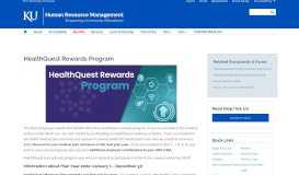 
							         HealthQuest - KU Human Resources - The University of Kansas								  
							    