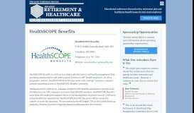 
							         HealthSCOPE Benefits - Mid-Sized Retirement & Healthcare Plan ...								  
							    