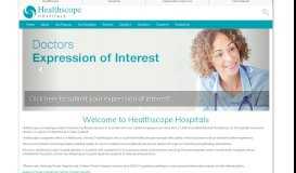 
							         Healthscope Hospitals :: Home								  
							    