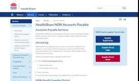 
							         HealthShare NSW Accounts Payable - HealthShare NSW								  
							    