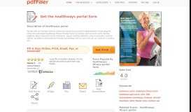 
							         Healthways Portal - Fill Online, Printable, Fillable, Blank | PDFfiller								  
							    