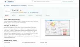 
							         HealthWyse Price, Reviews & Ratings - Capterra								  
							    