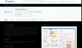 
							         HealthWyse Reviews and Pricing - 2019 - Capterra								  
							    