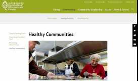 
							         Healthy Communities | Community Foundation of Westmoreland County								  
							    