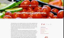 
							         Healthy Food Access Portal | CONNECT Our Future								  
							    