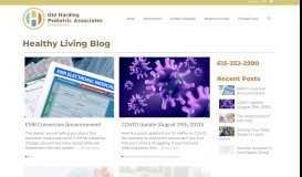 
							         Healthy Living Blog | OHPA - Old Harding Pediatric Associates								  
							    
