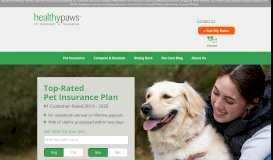 
							         Healthy Paws Pet Insurance | Rated Best Pet Insurance in 2019								  
							    