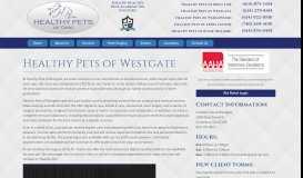 
							         Healthy Pets of Westgate - Healthy Pets of OhioHealthy Pets of Ohio								  
							    