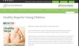 
							         Healthy Steps for Young Children - Summit Healthcare								  
							    