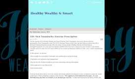 
							         Healthy Wealthy & Smart								  
							    