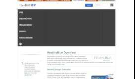 
							         HealthyBlue Overview - CareFirst Direct								  
							    