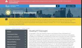 
							         HealthyCT Oversight - CT.gov								  
							    