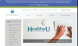 
							         HealthyU Portal Information | Centra Health - Central Virginia's ...								  
							    