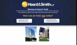 
							         Heard & Smith Nationwide Social Security Disability Lawyers ...								  
							    