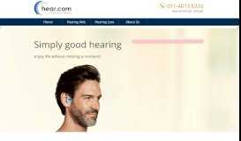 
							         Hearing aid specialist in the USA | Risk-free trial | hear.com								  
							    