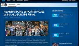 
							         Hearthstone Esports: Pavel Wins All-Europe Final - BlizzCon 2019								  
							    