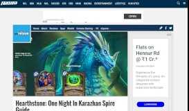 
							         Hearthstone: One Night In Karazhan Spire Guide - Page 3 - App Trigger								  
							    