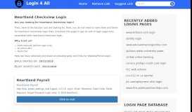 
							         heartland checkview login - Official Login Page [100% Verified]								  
							    