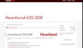 
							         Heartland-iOS-SDK on CocoaPods.org								  
							    