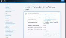 
							         Heartland Payment Systems Gateway Guide - Spreedly Documentation								  
							    