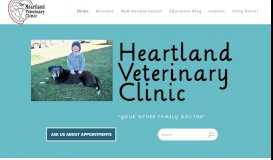 
							         Heartland Veterinary Clinic - Home								  
							    
