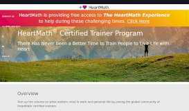 
							         HeartMath® Certified Trainer Program - HeartMath								  
							    