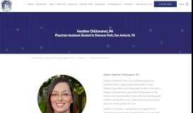 
							         Heather DiGiovanni, PA – Texas Pediatric Specialties & Family Sleep ...								  
							    