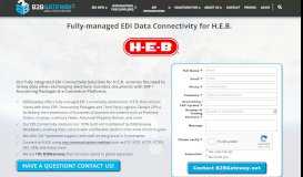 
							         H.E.B. Fully-managed EDI | B2BGateway								  
							    