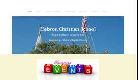
							         Hebron Christian School								  
							    