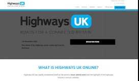 
							         HE@HUK - Highways UK								  
							    