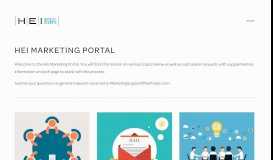 
							         HEI Marketing Portal								  
							    