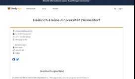 
							         Heinrich-Heine-Universität Düsseldorf - Studiengänge und ...								  
							    