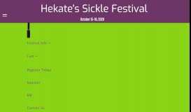 
							         Hekate's Sickle Festival - Aquarian Tabernacle Church								  
							    