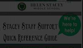 
							         Helen Stacey Middle School								  
							    