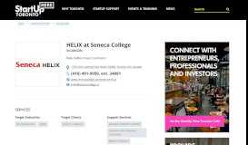 
							         HELIX at Seneca College - StartUp HERE Toronto								  
							    