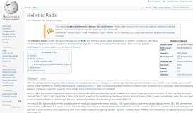 
							         Hellenic Radio - Wikipedia								  
							    