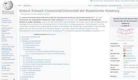 
							         Helmut-Schmidt-Universität – Wikipedia								  
							    