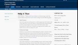 
							         Help a Titan - Career Center | CSUF								  
							    