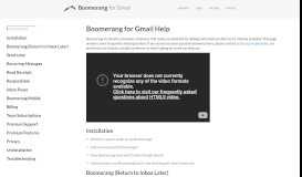 
							         Help - Boomerang for Gmail								  
							    