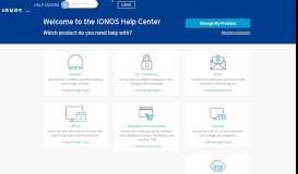 
							         Help Center - 1&1 IONOS								  
							    