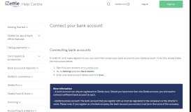 
							         Help - Connect your bank account - iZettle								  
							    