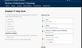 
							         Help Desk - Division of Information Technology | CSUF								  
							    